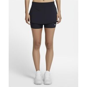 NIKE Womens Skirt Size XL Black Tennis Integrated Shorts Performance